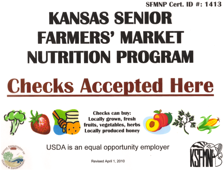 kansas senior farmers' market nutrition program