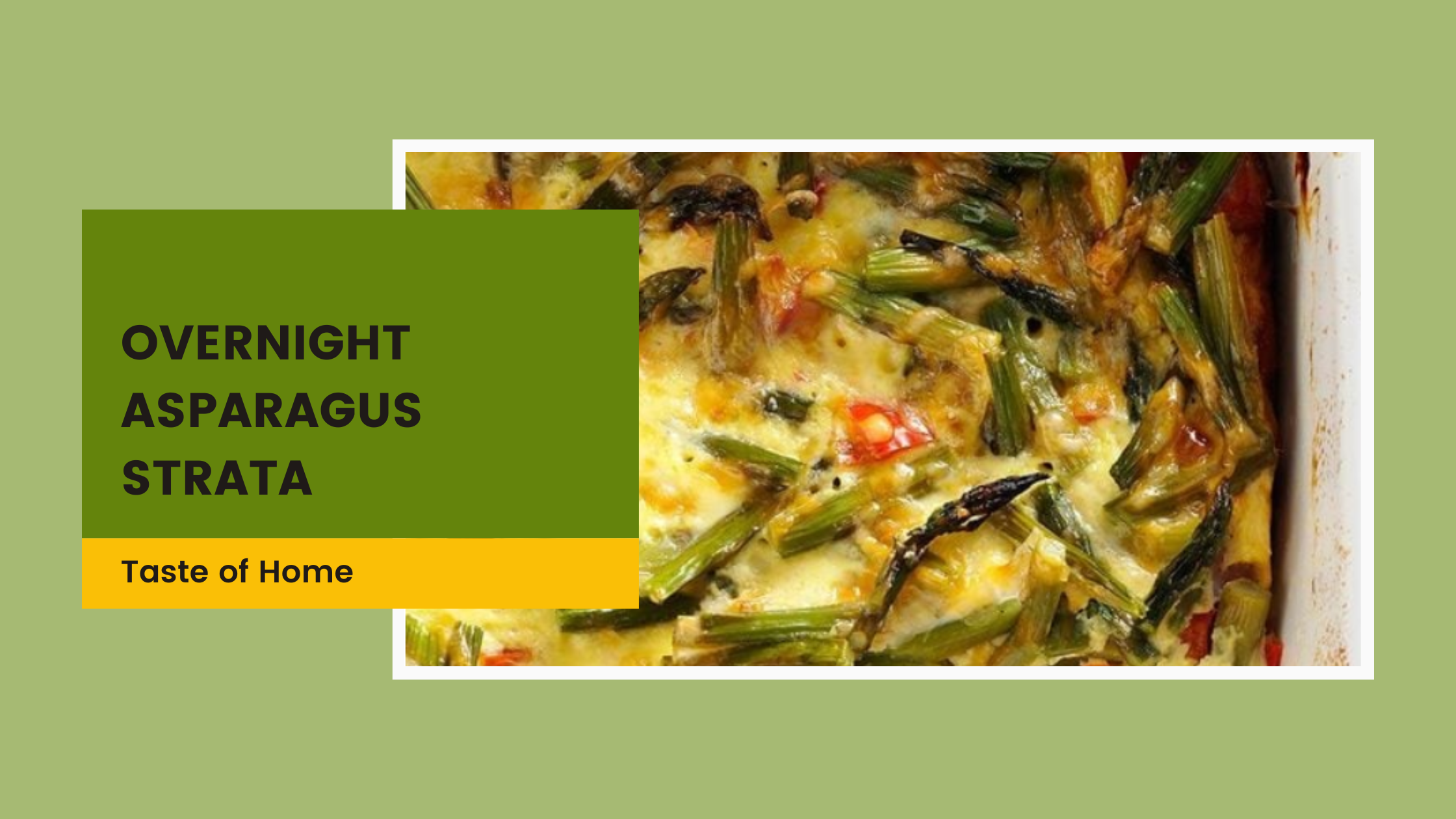 overnight asparagus strata