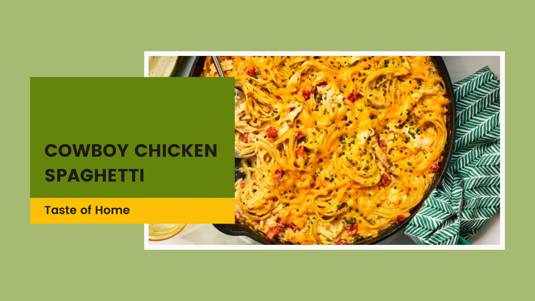 Cowboy Chicken Spaghetti