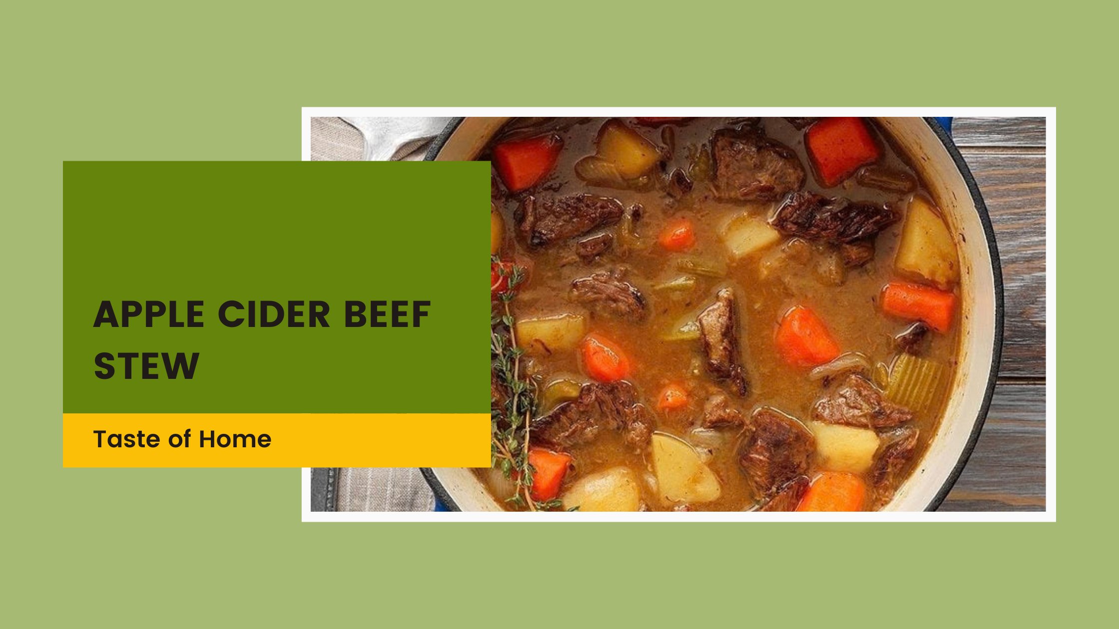 Apple Cider Beef Stew