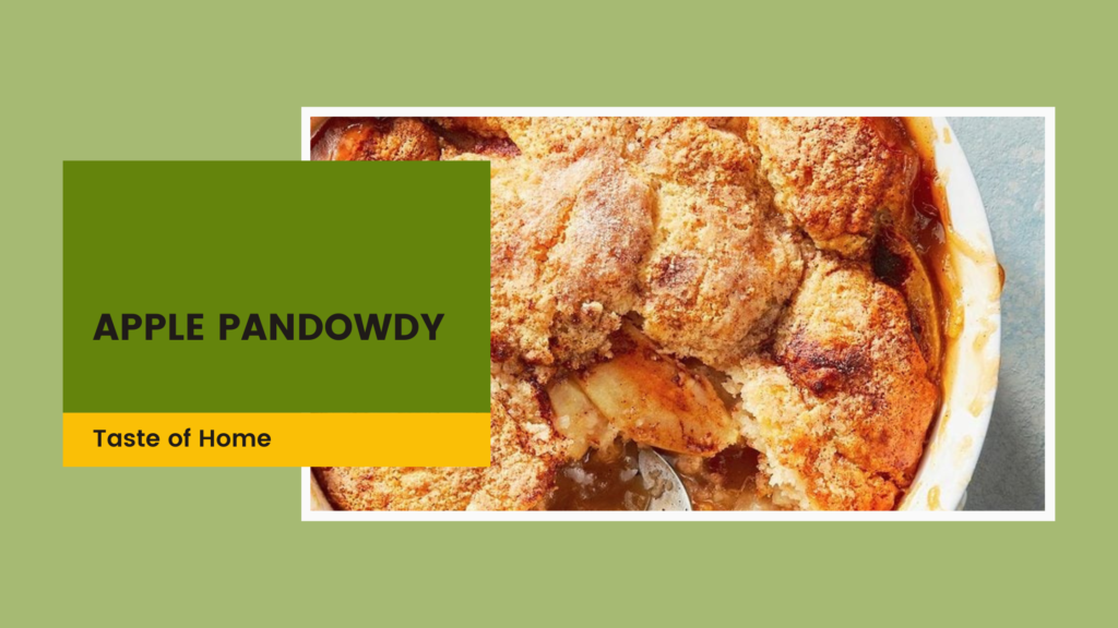 Apple Pandowdy